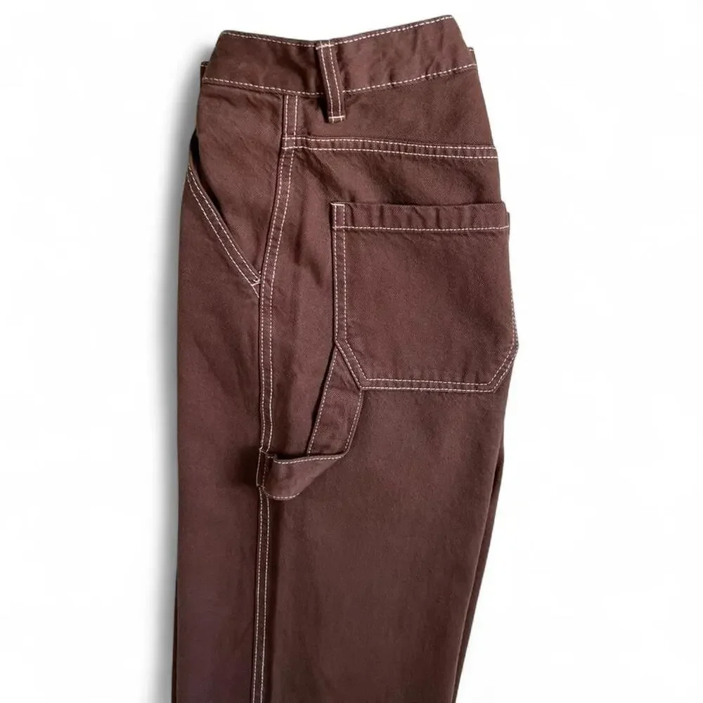 PacSun Brown 90s Boyfriend Carpenter Jeans High Rise Women’s 25 - Picture 8 of 8